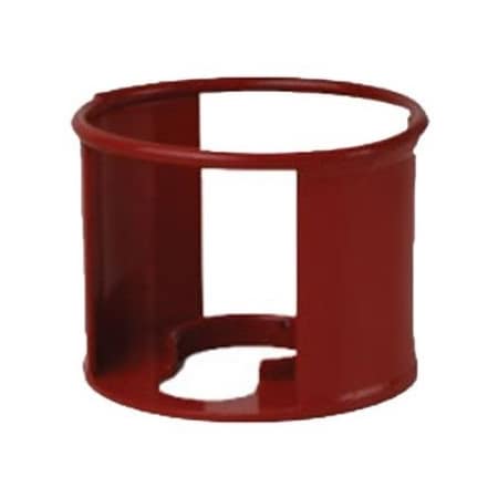 Saf-T-Cart Low Pressure, Course Thread, Construction Collar, 3.5in. for Acetylene, Red CC2FOS-13